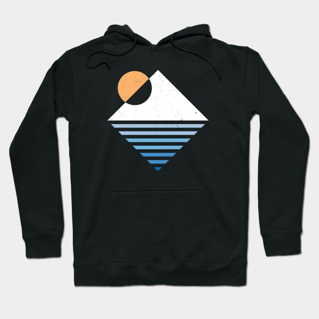 Snow Mountain Sunset 2 Hoodie by Vanphirst